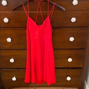 Express sexy red mini dress